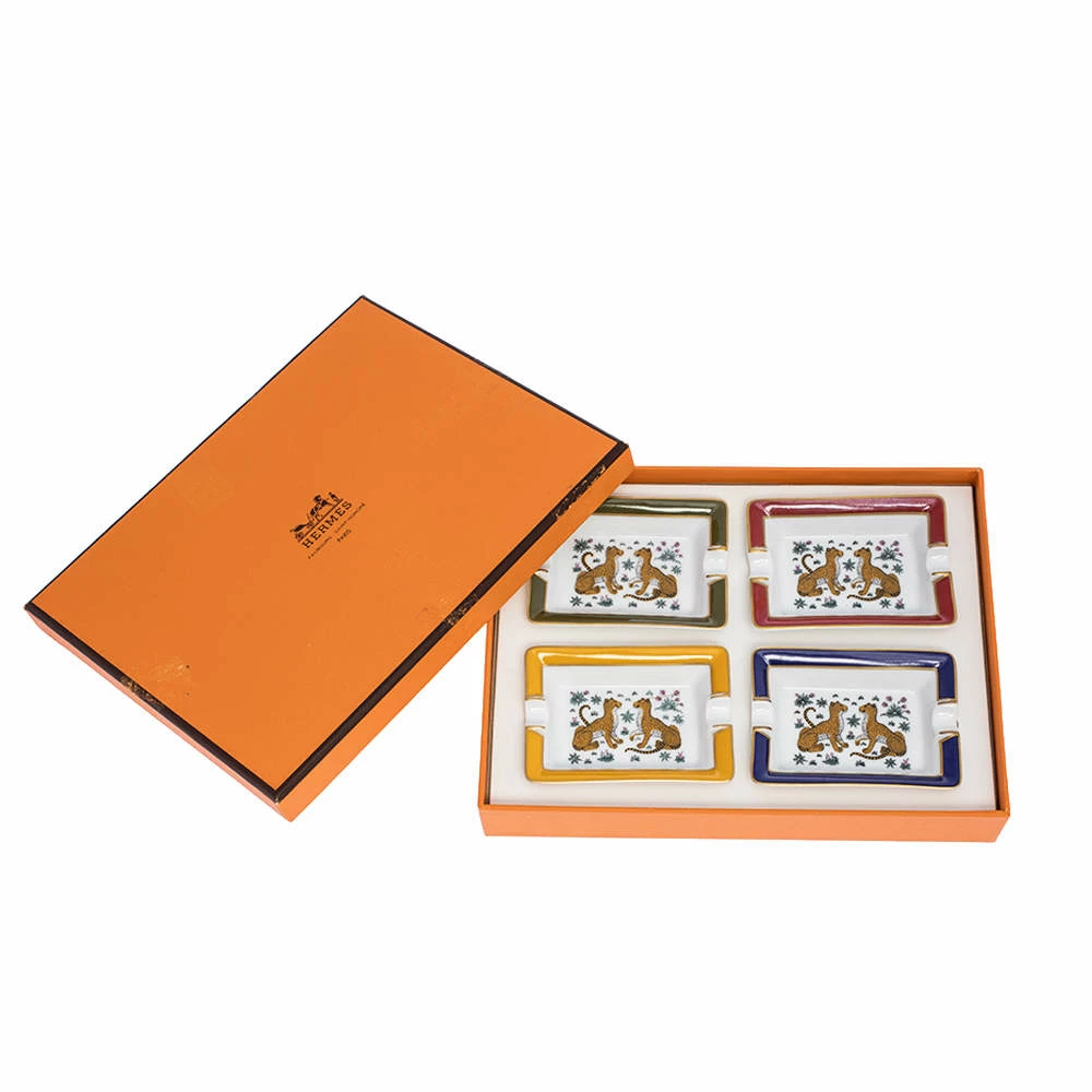 Hermes Porcelain Mini Ashtray Set For Unisex 7 Hermes Porcelain Mini Ashtray Set For Unisex - Image 5