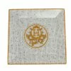 Hermes Gold Mosaique Au 24 Square Plate For Unisex -Deals Hermes Store luxury unisex hermes used dining p301417 002