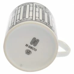 Hermes Porcelain H Deco Mug For Unisex -Deals Hermes Store luxury unisex hermes used dining p377396 005