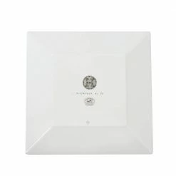 Hermes Mosaique Au 24 Platinum N°2 Square Plate For Unisex -Deals Hermes Store luxury unisex hermes used dining p395122 003