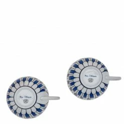 Hermes Blue Porcelain Bleus D'Ailleurs Footed 4-Piece Tea Cup And Saucer Set For Unisex -Deals Hermes Store luxury unisex hermes used dining p551985 1638176712 007
