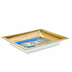Hermes Cheval D'Orient Porcelain Change Tray For Unisex
