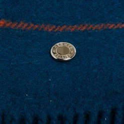 Hermes Blue Wool Rocobar Blanket For Unisex -Deals Hermes Store luxury unisex hermes used home decor and accessories p543647 005