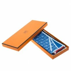 Hermes Multicolor Silk Twill Carre En Cravates Square Scarf For Women -Deals Hermes Store luxury women hermes new accessories p121413 008