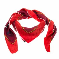 Hermes Multicolor Les Voitures A Transformation Printed Silk Square Scarf For Women