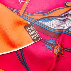 Hermes Multicolor Les Voitures A Transformation Printed Silk Square Scarf For Women -Deals Hermes Store luxury women hermes new accessories p184307 004
