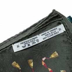 Hermes Grey Silk Jacquard Les Fetes Du Roi Soleil Square Scarf For Women -Deals Hermes Store luxury women hermes new accessories p211015 006