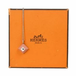 Hermes Cupidon Pendant Necklace For Women -Deals Hermes Store luxury women hermes new accessories p25423 004