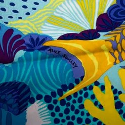 Hermes Blue Under The Waves Printed Silk Scarf For Women -Deals Hermes Store luxury women hermes new accessories p257063 006