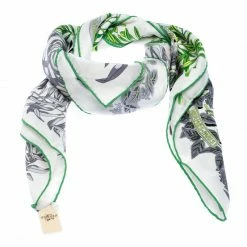 Hermes White La Promenade De Platon Printed Silk Scarf For Women 9 Hermes White La Promenade De Platon Printed Silk Scarf For Women -Deals Hermes Store luxury women hermes new accessories p257079 001