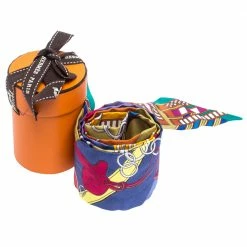 Hermes Hermès Multicolor Brides Et Gris-Gris Silk Twilly Scarf For Women -Deals Hermes Store luxury women hermes new accessories p273107 005