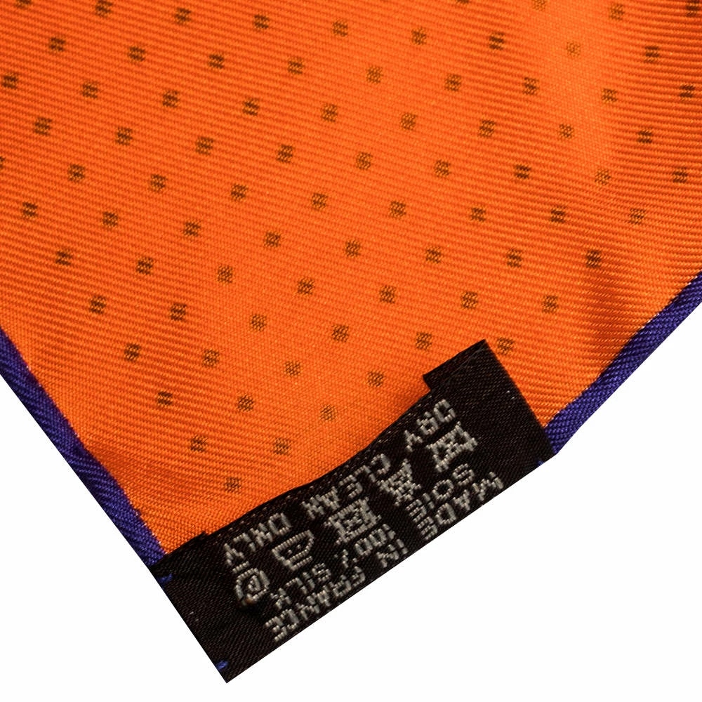 Hermes Violet & Orange Transformation Cars Silk Twill Square Scarf For Women 8 Hermes Violet & Orange Transformation Cars Silk Twill Square Scarf For Women - Image 6