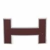 Hermes Rouge H Quizz H Belt Buckle For Women