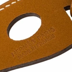 Hermes Brown Leather Paddock Cheval Horse Bag Charm For Women -Deals Hermes Store luxury women hermes new accessories p372305 001