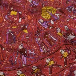 Hermes Multicolor Avec L'Aimable Autorisation Du Lalbhai Dalpatbhai Indology Giant Silk Twill Square Scarf For Women -Deals Hermes Store luxury women hermes new accessories p39040 003