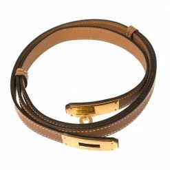 Hermes Gold Epsom Leather Gold Tone Hardware Kelly 18 Belt Adjustable For Women -Deals Hermes Store luxury women hermes new accessories p406741 005