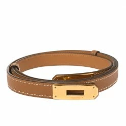 Hermes Gold Epsom Leather Gold Tone Hardware Kelly 18 Belt Adjustable For Women -Deals Hermes Store luxury women hermes new accessories p406741 007