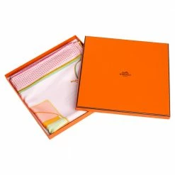 Hermes Pale Rose Les Voitures A Transformation Silk Square Scarf For Women -Deals Hermes Store luxury women hermes new accessories p410848 004
