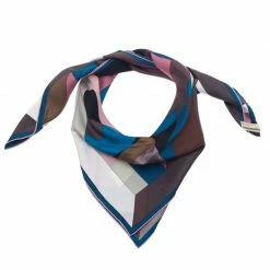 Hermes Multicolor Perspective Cavaliere Square Scarf For Women