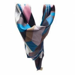 Hermes Multicolor Perspective Cavaliere Square Scarf For Women -Deals Hermes Store luxury women hermes new accessories p42185 003