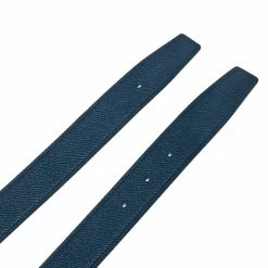 Hermes Blue/Brown Epsom Leather Reversible Belt Strap Size 115 CM For Women -Deals Hermes Store luxury women hermes new accessories p428908 005