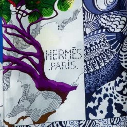 Hermes Hermés Multicolor Sieste Au Paradis Silk Giant Scarf For Women -Deals Hermes Store luxury women hermes new accessories p440657 003