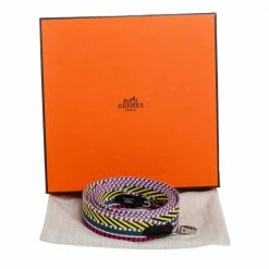 Hermes Multicolor Canvas Sangle Cavele 25 Bag Strap For Women -Deals Hermes Store luxury women hermes new accessories p446404 001