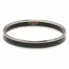 Hermes Narrow Printed Belt Design Multi Color Silver-Plated Bangle Bracelet For Women -Deals Hermes Store luxury women hermes new accessories p44710 001