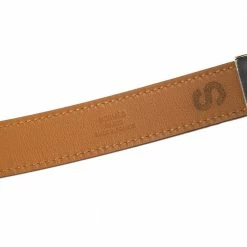 Hermes Electric Blue Veau Epsom Leather Charniere Belt S For Women -Deals Hermes Store luxury women hermes new accessories p452778 003