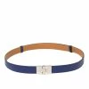 Hermes Electric Blue Veau Epsom Leather Charniere Belt S For Women -Deals Hermes Store luxury women hermes new accessories p452778 006