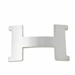 Hermes Hermès Palladium Plated Constance Belt Buckle For Women