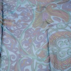 Hermes Blue La Charmante Aux Animaux Mousseline Silk Stole For Women -Deals Hermes Store luxury women hermes new accessories p464345 004