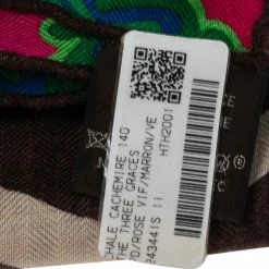 Hermes Hermès Multicolor The Three Graces Cashmere Silk Shawl For Women -Deals Hermes Store luxury women hermes new accessories p489803 002