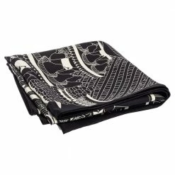 Hermes Black La Patisserie Francaise Silk Twill Square Scarf For Women -Deals Hermes Store luxury women hermes new accessories p508616 011
