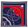 Hermes Marine Blue/Rouge Washington's Carriage Silk Scarf For Women 1 Hermes Marine Blue/Rouge Washington's Carriage Silk Scarf For Women -Deals Hermes Store luxury women hermes new accessories p519384 005
