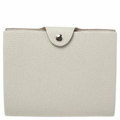 Hermes Gris Perle Veau Togo Ulysse PM Agenda Cover For Women