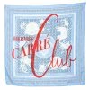 Hermes Hermés Blue Ex-Libris Carre Club Bandana Silk Scarf For Women -Deals Hermes Store luxury women hermes new accessories p574639 002