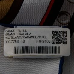 Hermes White Grand Tralala Silk Twill Scarf For Women -Deals Hermes Store luxury women hermes new accessories p574640 002