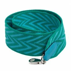 Hermes Hermés Bleu Du Nord/Vert Véro Canvas And Swift Leather Zigzag Sangle Bag Strap For Women -Deals Hermes Store luxury women hermes new accessories p578981 004