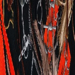 Hermes Multicolor Projets Carres Printed Silk Plisse Scarf For Women -Deals Hermes Store luxury women hermes new accessories p582847 005