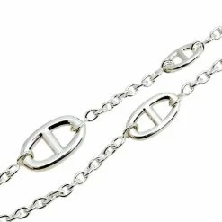 Hermes Sterling Silver Farandole Chain Necklace For Women -Deals Hermes Store luxury women hermes new accessories p590277 004