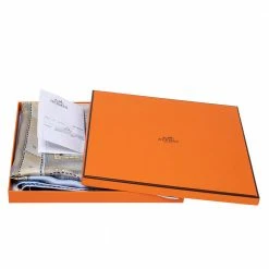 Hermes Blue Selle Des Steppes Printed Silk Square Scarf For Women -Deals Hermes Store luxury women hermes new accessories p599642 001