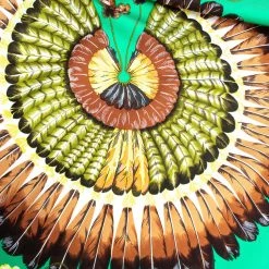 Hermes Green Brazil Printed Silk Square Scarf For Women -Deals Hermes Store luxury women hermes new accessories p603904 003