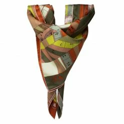 Hermes Multicolor Astrologie Nouvelle Silk Square Scarf For Women -Deals Hermes Store luxury women hermes new accessories p60902 003
