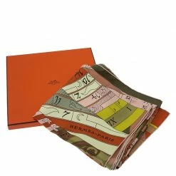 Hermes Multicolor Astrologie Nouvelle Silk Square Scarf For Women -Deals Hermes Store luxury women hermes new accessories p60902 006