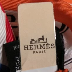 Hermes Hermès Orange Jeu De Soie Silk Scarf For Women -Deals Hermes Store luxury women hermes new accessories p631100 003