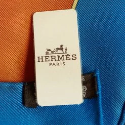 Hermes Hermès Cobalt Blue La Promenade Du Matin Silk Scarf For Women -Deals Hermes Store luxury women hermes new accessories p650338 001