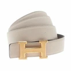 Hermes White H Buckle Reversible Belt 95CM For Women -Deals Hermes Store luxury women hermes new accessories p6519 002