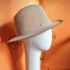 Hermes Brown Cappello Hat Size 56 Cm For Women -Deals Hermes Store luxury women hermes new accessories p667765 004