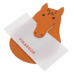 Hermes Orange Leather Pikabook Horse Bookmark For Women -Deals Hermes Store luxury women hermes new accessories p66816 002